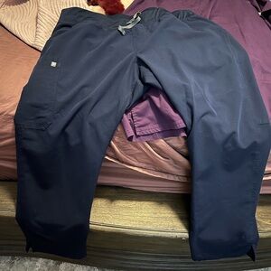 Figs Men's Deep Blue Cargo Pants